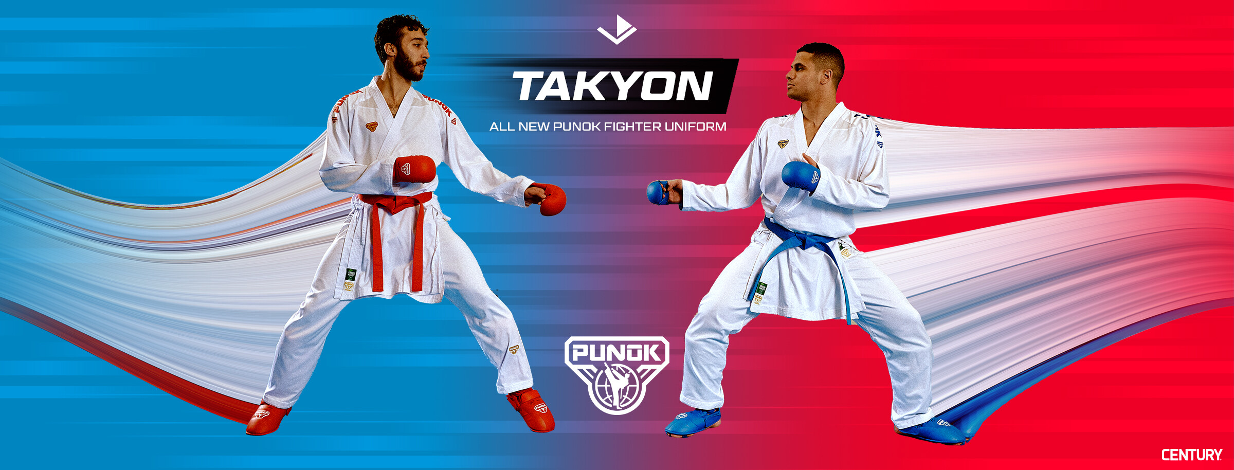 PUNOK WKF Wettkampf Kumite Uniform Takyon 3 Teile Set