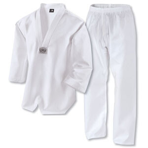 Lightweight TKD Student Uniform 6 oz. White 1
