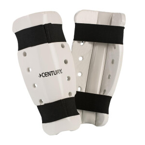Student Sparring Shin Guards Child White