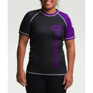 Gameness Woman short Sleeve Profi Rash Guard Purple S