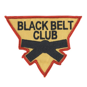 Dreiecksabzeichen Black Belt Club