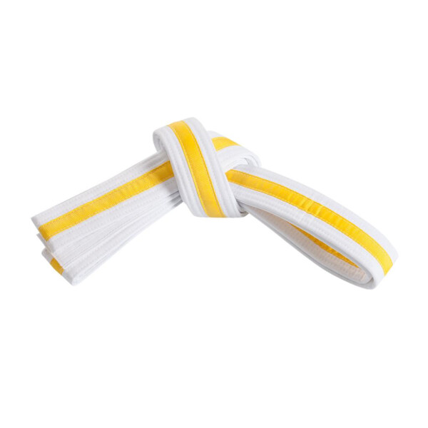 Kids Adults Martial arts Taekwondo Yellow Orange White Karate Belts 215 to 265cm 
