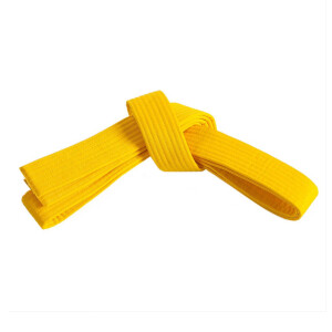Double Wrap Solid Belt 0 Yellow