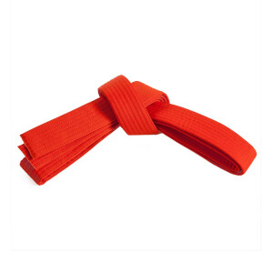 Double Wrap Solid Belt 0 Orange