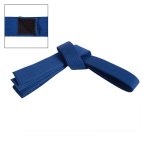 Adjustable solid one color Belt Blau S