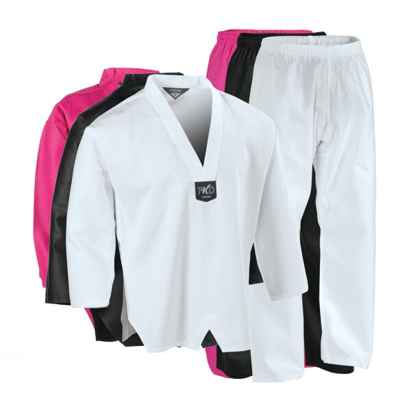 New Karate Uniform SIZE 000 BLACK 6oz Century Martial Art Gi 