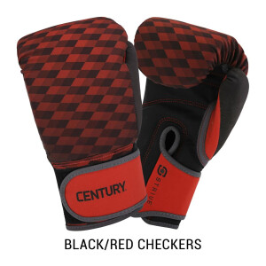 Strive Washable Boxing Glove Black/Red Checkered