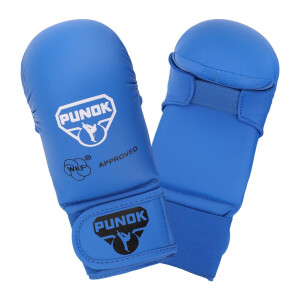 PUNOK WKF Karate Handschuhe S Blau