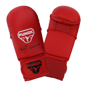 PUNOK WKF Karate Gloves M Red