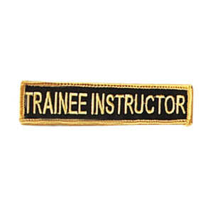 Rank Patches Trainee Instructor