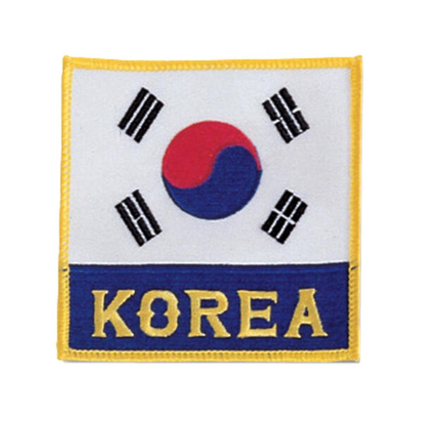 Korea Flagge Abzeichen