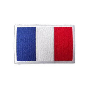 Französische Flagge Abzeichen