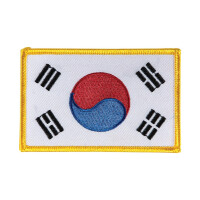 Goldene Korea Flaggenabzeichen