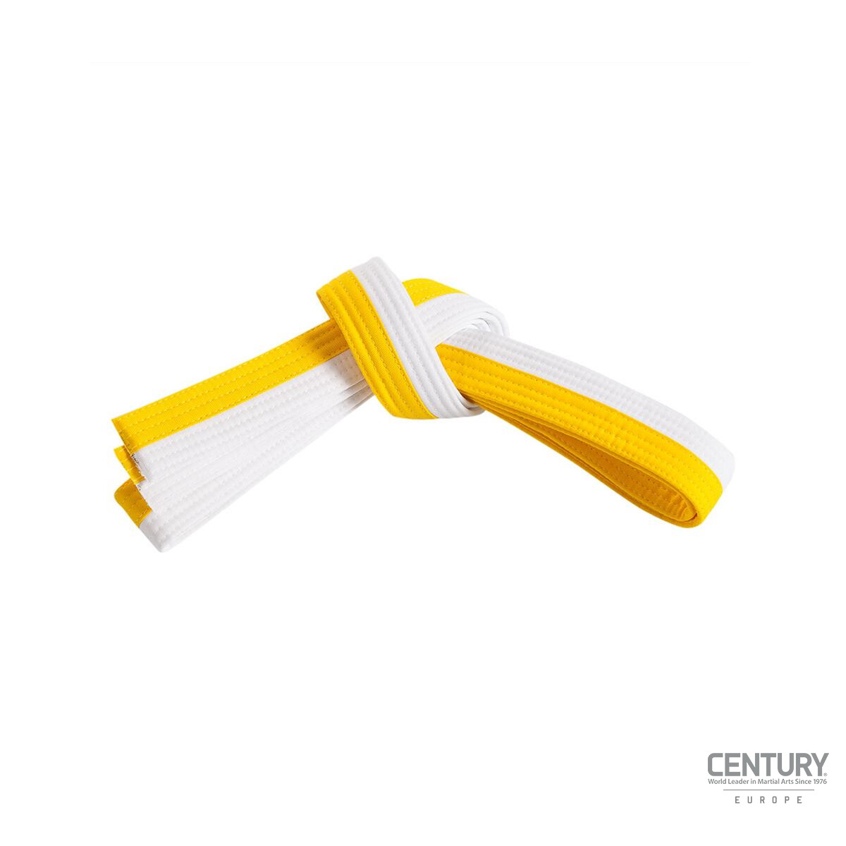 Double Wrap Two-Tone Belt White/Yellow 3 box