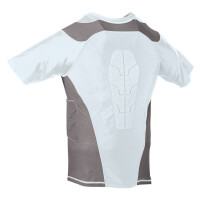 Short Sleeve Padded Compression Shirt-Youth