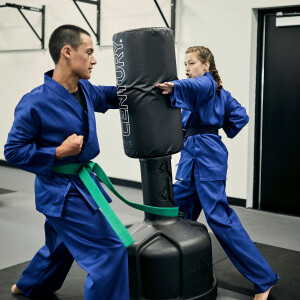 Karate Sport Bag Martial Arts Equipment Gear Gym Training Locker Bag Blue 