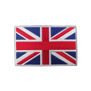UK United Kingdom Flag Patch Embroidered National Flag Patch England BRITISH 