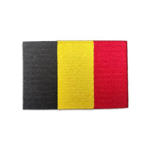 Country Flags Patch Belgium