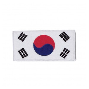 Country Flags Patch Korea