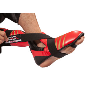Kicks Foot Guard C-GEAR Integrity WAKO approved  Red/Gold...