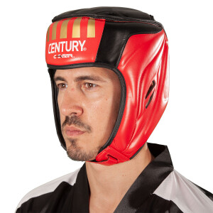 Head Guard C-GEAR Integrity WAKO approved  Red/Gold Ad M/L